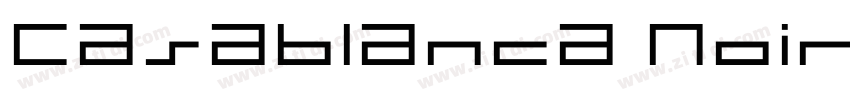 Casablanca Noir Pers字体转换
